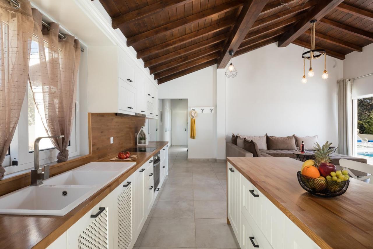 Villa Alonaki Bay Halikounas Bagian luar foto