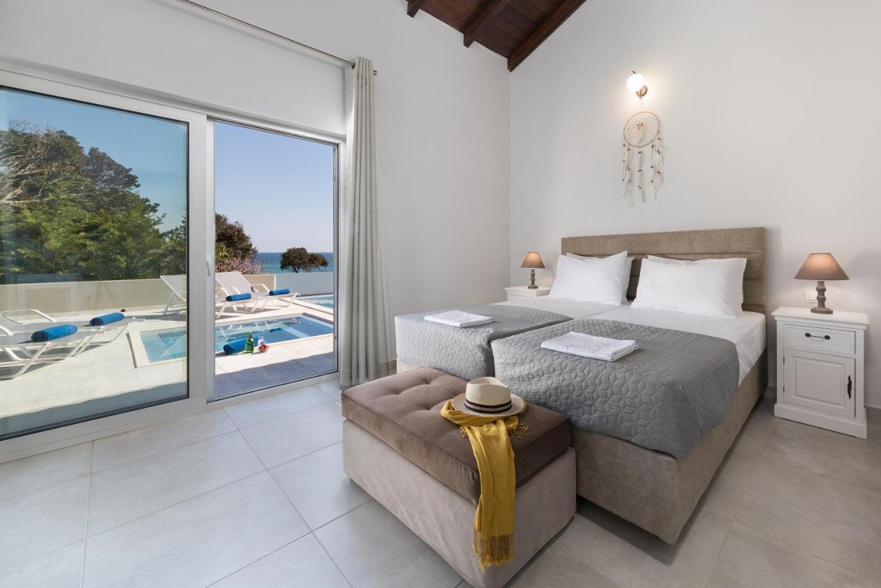 Villa Alonaki Bay Halikounas Bagian luar foto